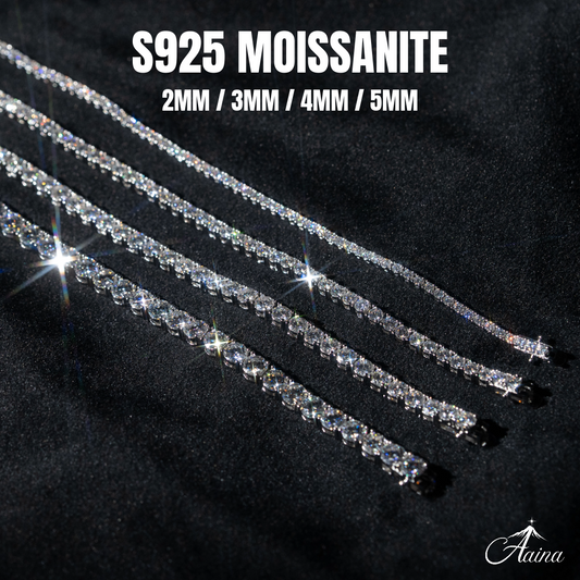 S925 Moissanite Tennis Bracelet