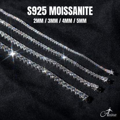 S925 Moissanite Tennis Necklace
