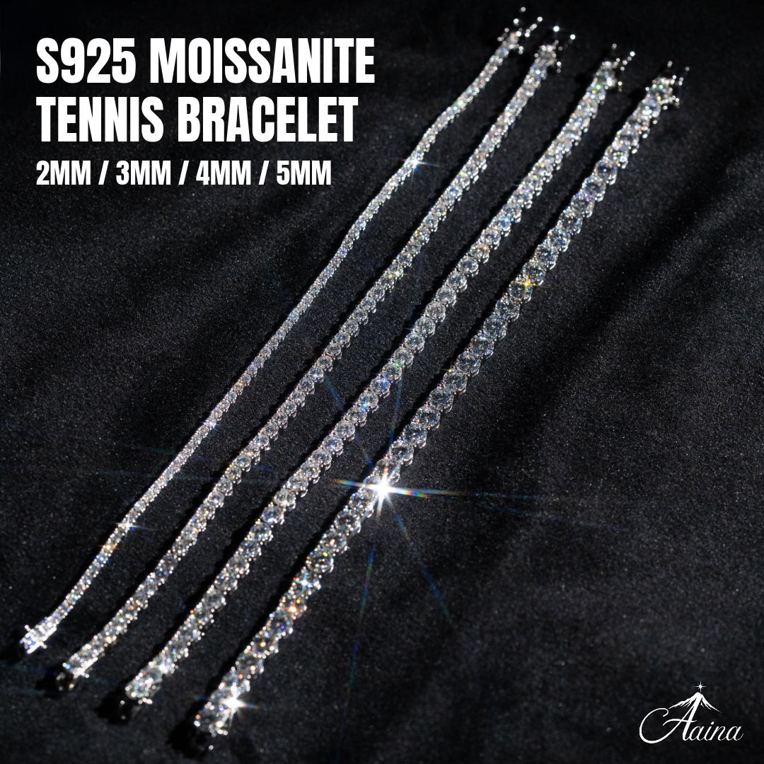 S925 Moissanite Tennis Bracelet