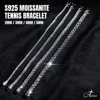 S925 Moissanite Tennis Bracelet