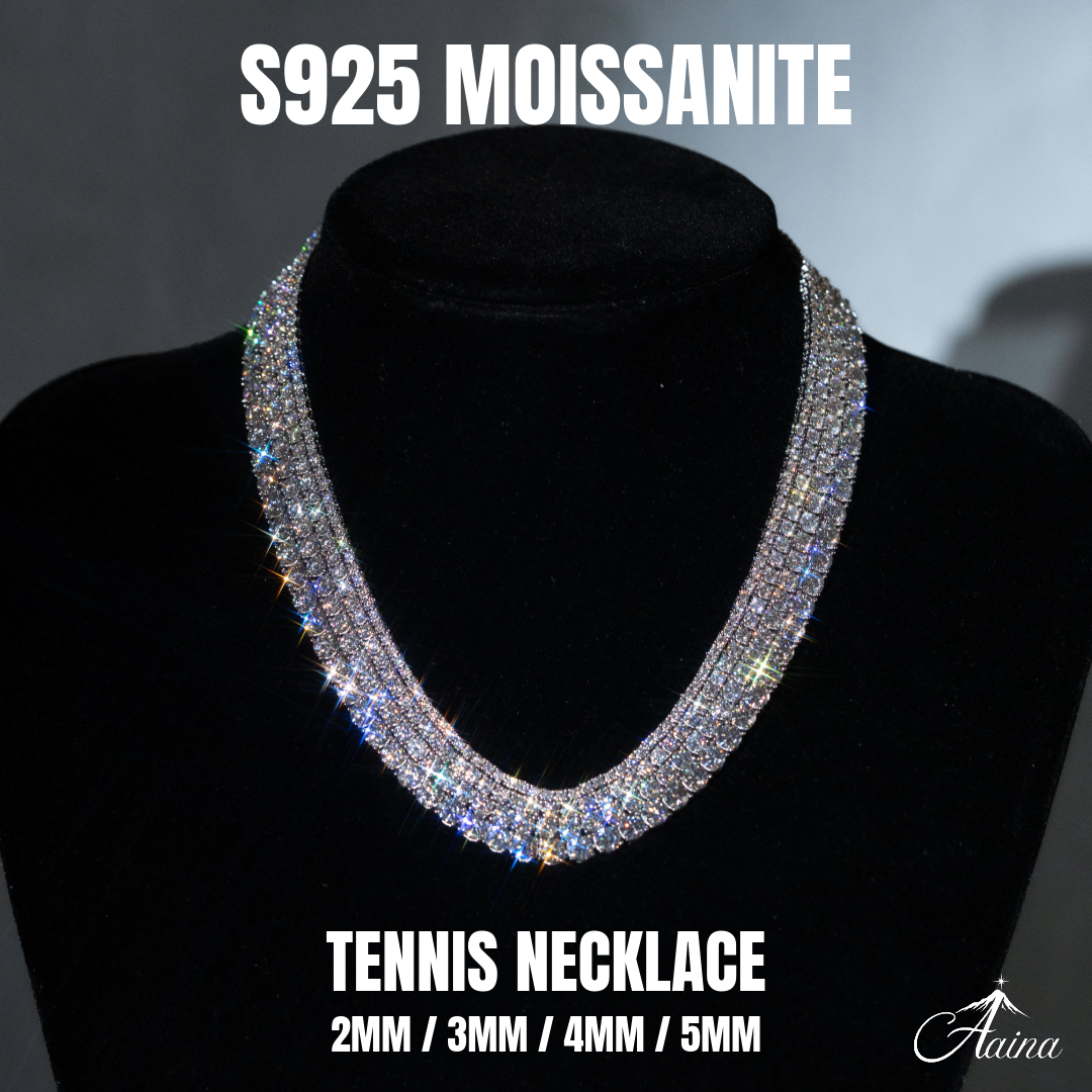 S925 Moissanite Tennis Necklace